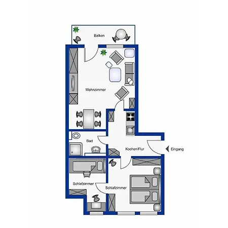 Direct Sea View Amrum Dom wakacyjny Wyk auf Föhr
