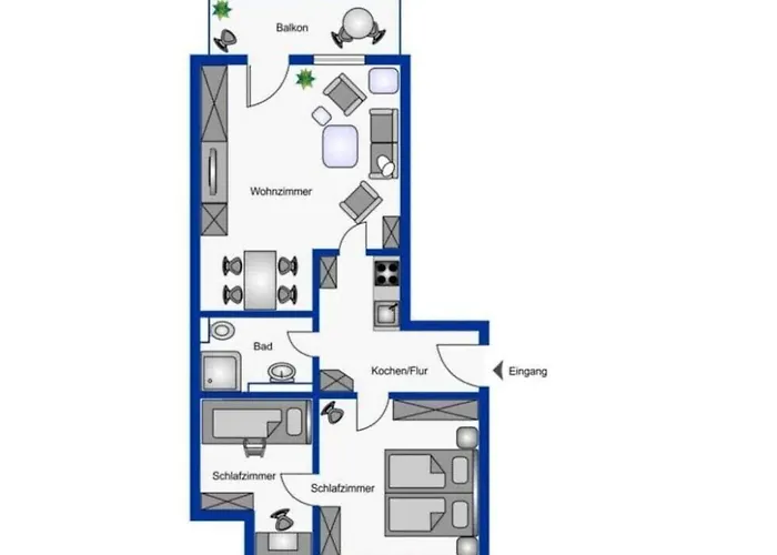 Дом отдыха Direct Sea View Amrum *